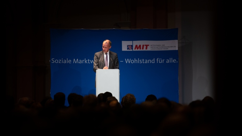 Friedrich Merz spricht bei der MIT Hessen
