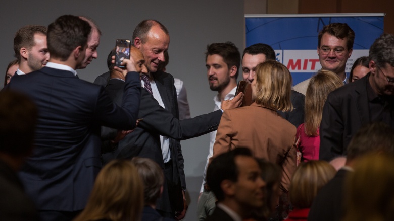 Merz mit der JU