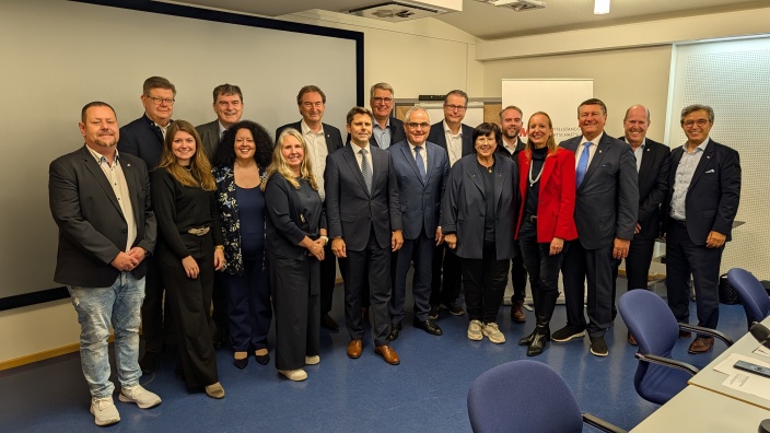 Landesvorstand bei der zweiten Landesdelegiertenversammlung 2025 in Fulda